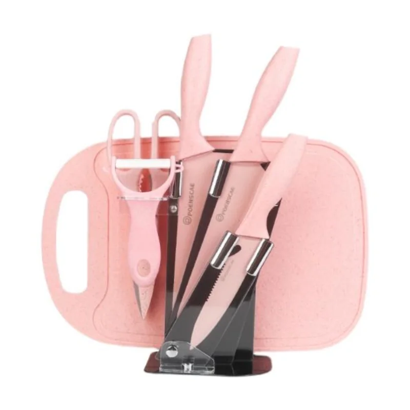 Japanese Stainless Kitchen Knife Set — 7 Pieces — the product compared on this page